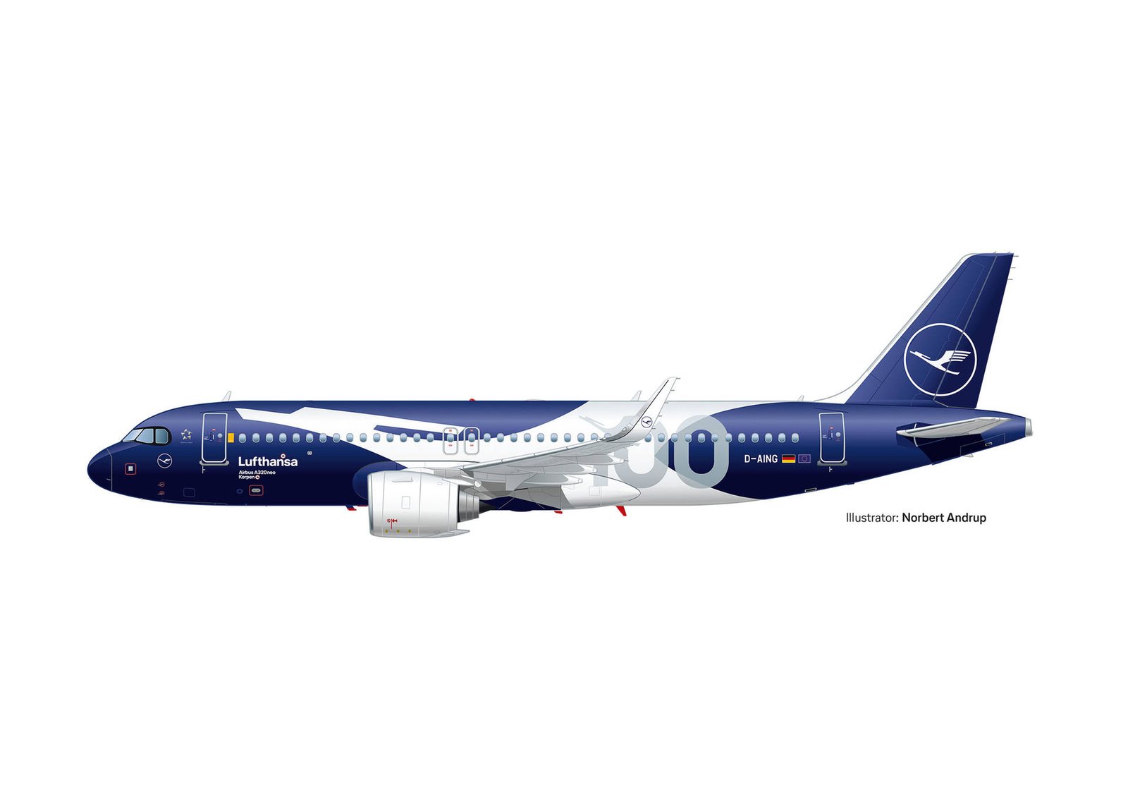 Lufthansa Airbus A320neo "100 Jahre" – D-AING "Kerpen" - Image 3